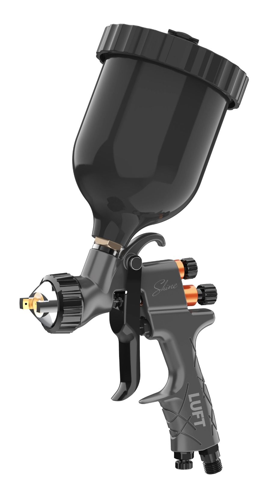 Luft Werkzeuge AB35 Gray Shine Profesyonel Boya Tabancası 1,7mm