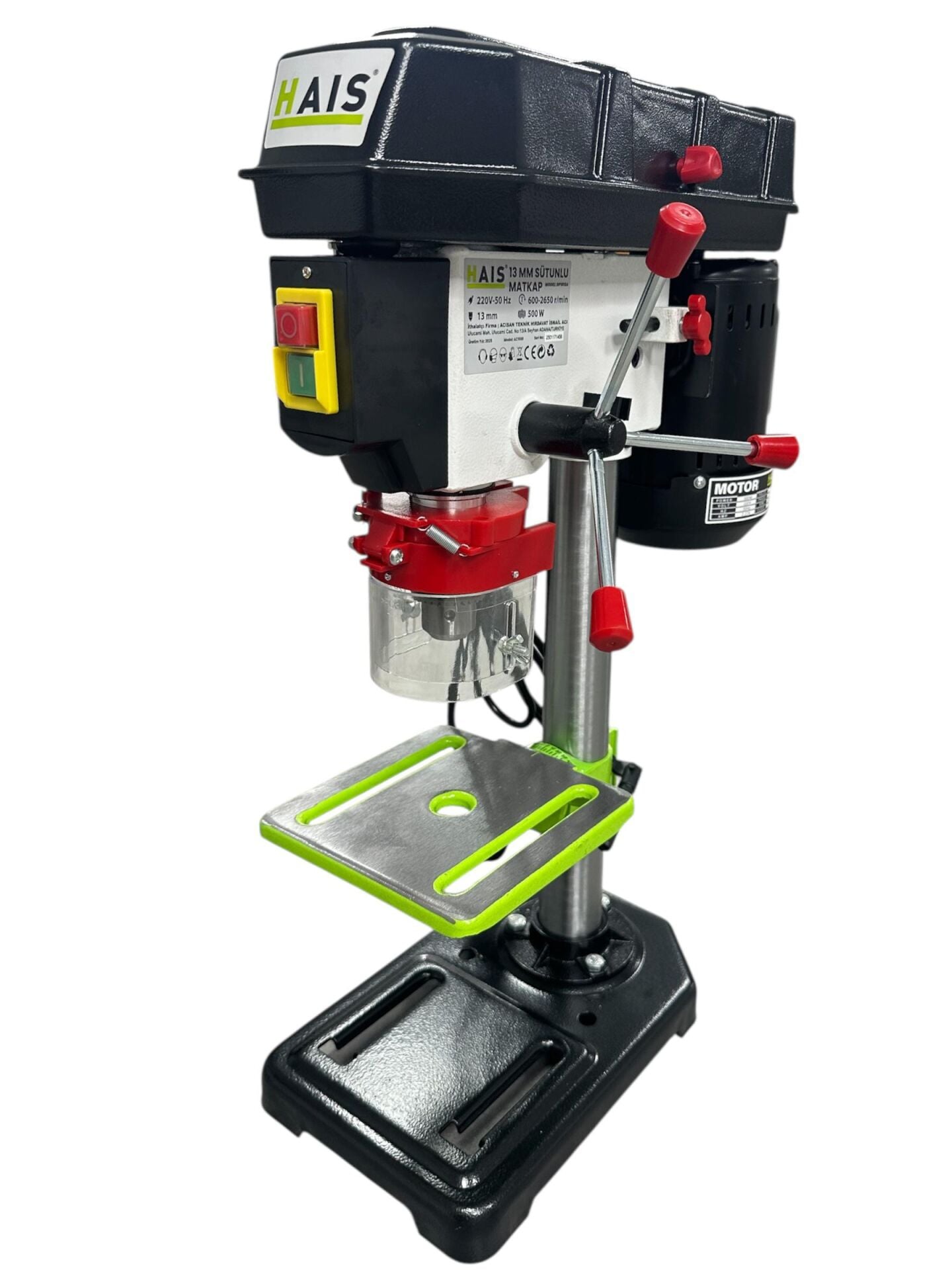 Hais 13 mm Sütunlu Matkap Tezgahı 500W