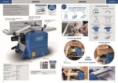 Scheppach HMS850 Planya ve Kalınlık Makinesi