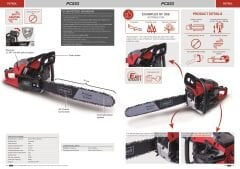 Scheppach PCS53 Benzinli Ağaç Kesme Motoru 53cc