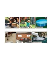 RainPump CD900P 3N1 Plastik Gövdeli Düşük Emiş Drenaj Dalgıç Pompa