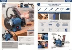 Scheppach BGS700 Zımpara ve Taş Motoru