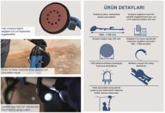 Scheppach DS920 710W Alçıpan Zımpara Makinası