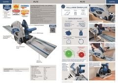 Scheppach KlavuzRaylı PL75 1600W Dalma Tip Daire Testere