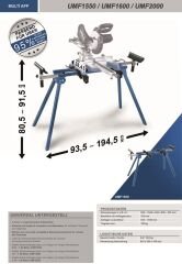 Scheppach UMF1550 Üniversal Testere Tezgahı