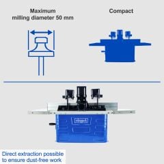 Scheppach HF60 1500W Tezgah Freze