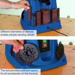 Scheppach OSM100 Salınımlı Silindirik Zımpara Makinesi