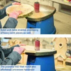 Scheppach OSM100 Salınımlı Silindirik Zımpara Makinesi