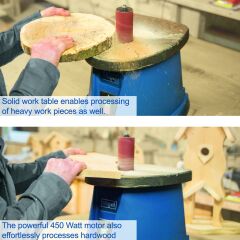 Scheppach OSM100 Salınımlı Silindirik Zımpara Makinesi