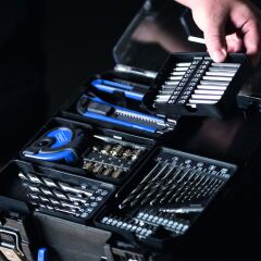 Scheppach Akülü Matkap 74 Parça Aksesuar Seti C-DTB74/1-X