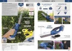 Scheppach C-HTGS200-X SET S Akülü Çim ve Çit Makası