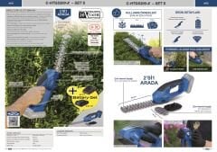 Scheppach C-HTGS200-X SET S Akülü Çim ve Çit Makası