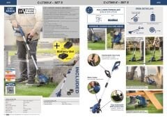 Scheppach C-LT300-X SET S Akülü Tırpan