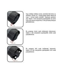 Factor CD900P 3N1 Plastik Gövdeli Düşük Emiş Drenaj Dalgıç Pompa