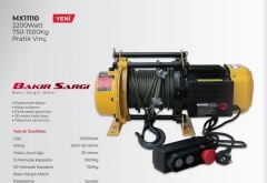 Max Extra 750-1500 Kg Profesyonel Vinç 220 Volt 30 Metre