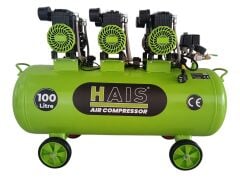 Hais 100 Lt Sessiz Yağsız Kompresör 3,6Hp