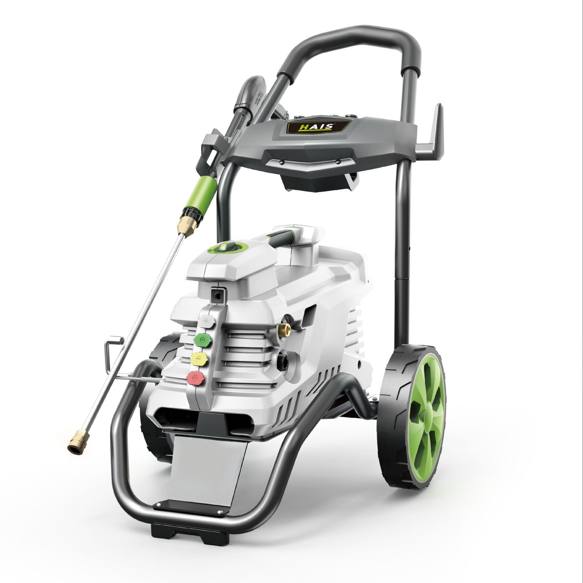 Hais 225 Bar Basınçlı Yıkama Makinesi 3100 W Arabalı