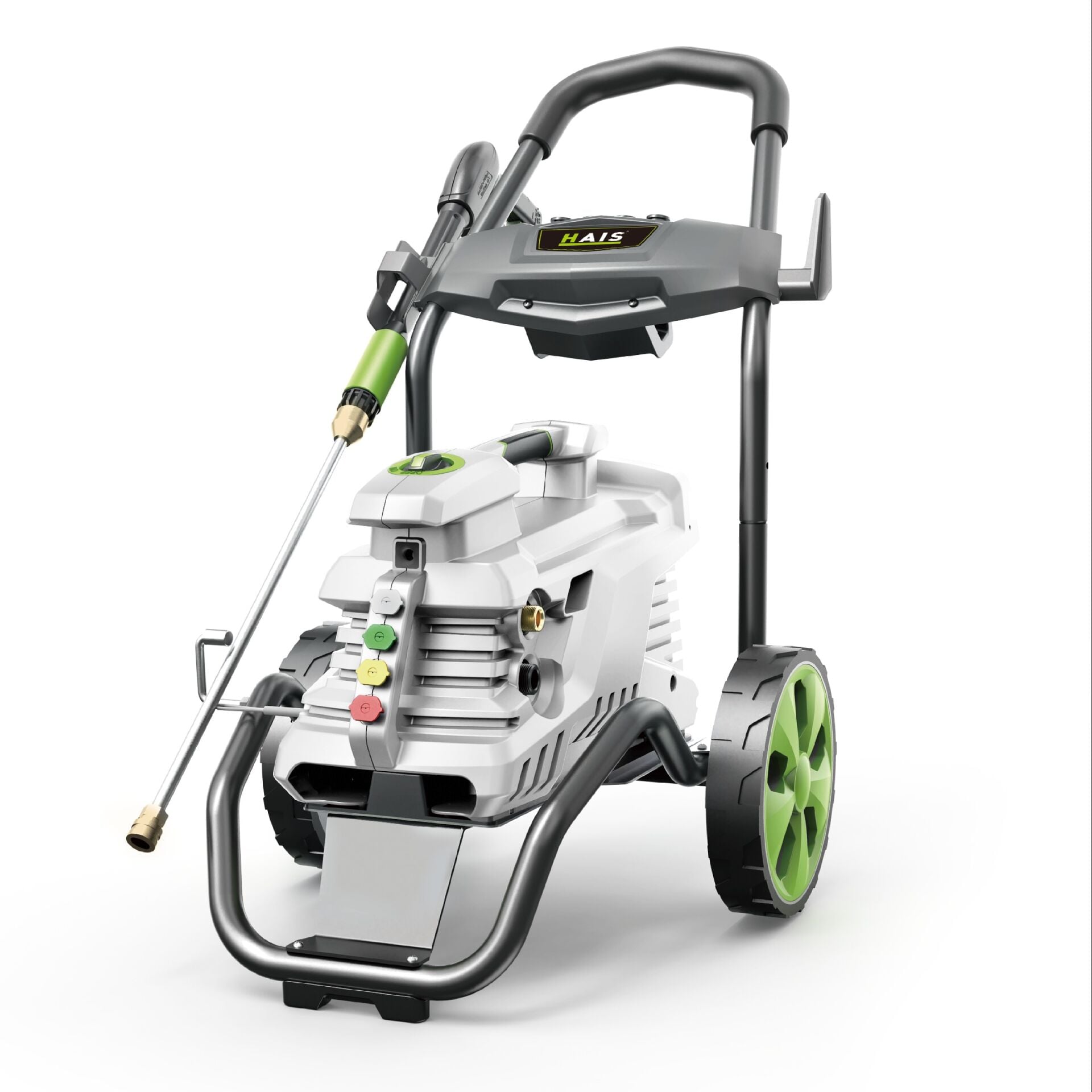 Hais 225 Bar Basınçlı Yıkama Makinesi 3100 W Arabalı