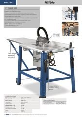Scheppach HS120o Tezgah Tipi Yatar Testere