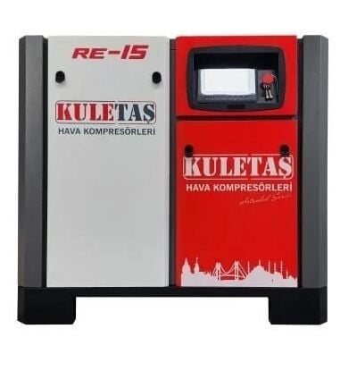 Kuletaş RE-15 Endüstriyel Vidalı Hava Kompresörü 15 Hp