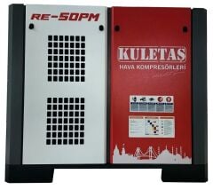 Kuletaş RE-50PM İnvertör Motorlu Endüstriyel Vidalı Hava Kompresörü 50 Hp