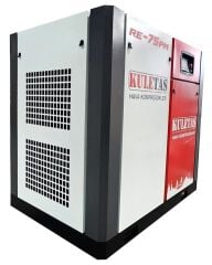 Kuletaş RE-75PM İnvertör Motorlu Endüstriyel Vidalı Hava Kompresörü 75 Hp
