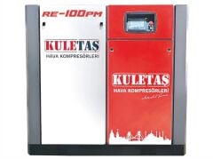 Kuletaş RE-100PM İnvertör Motorlu Endüstriyel Vidalı Hava Kompresörü 100 Hp