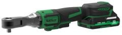 Haispro RB-JL100A Profesyonel Akülü Cırcır Anahtarı Kısa 100 Nm 21 V 2.0 Ah Çift Akü