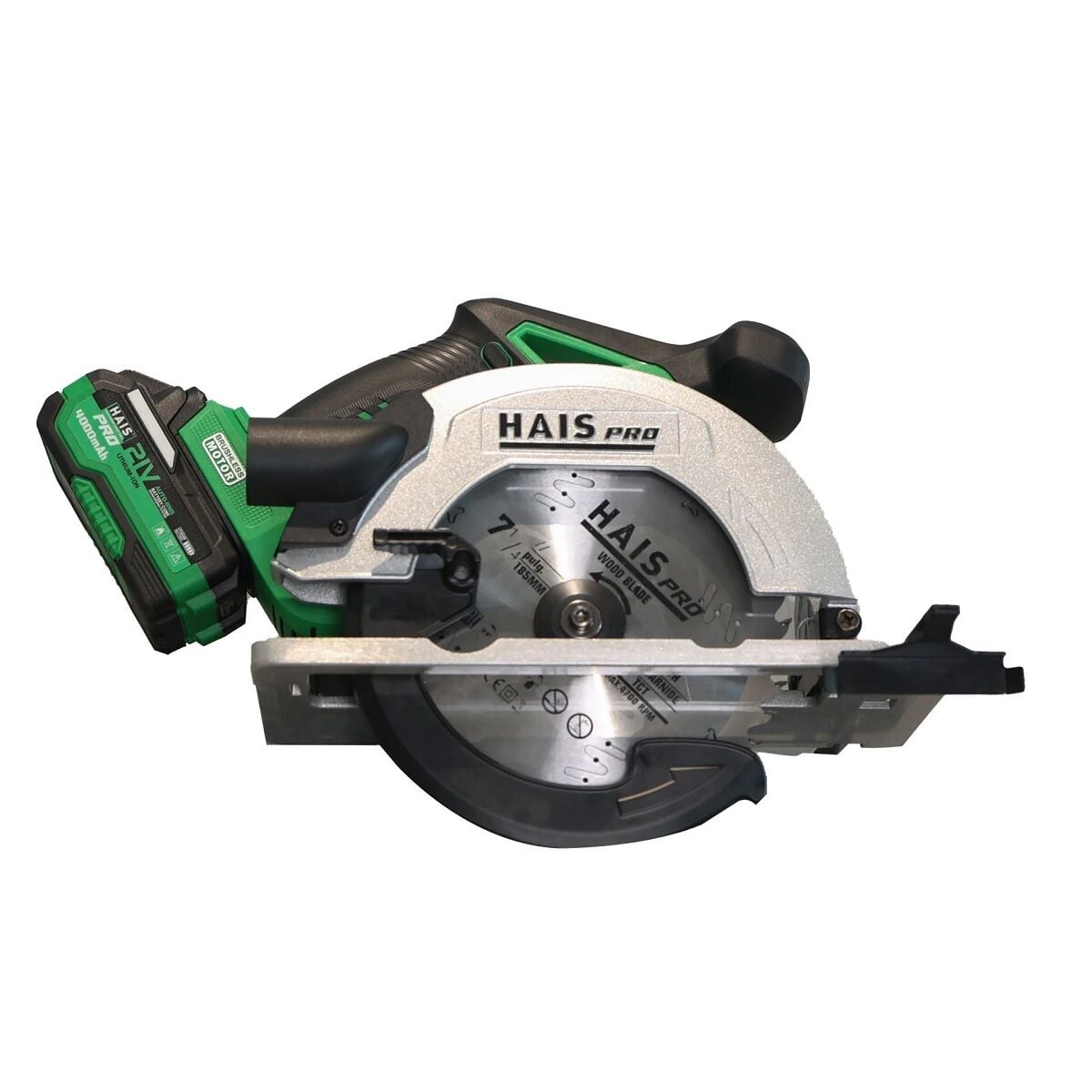 Haispro RB-DS185 Akülü Sunta Kesme Daire Testere 21 V 4.0 Ah Çift Akü