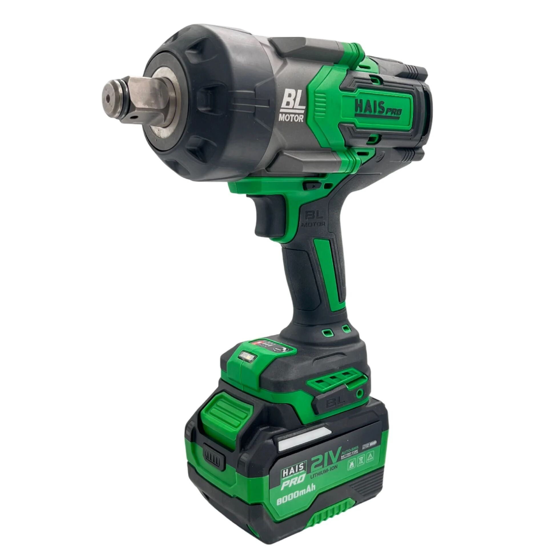 HaisPro Profesyonel Darbeli Somun Sıkma 2300 Nm Yüksek Tork 21 V 8 Ah Çift Akü - RB-826