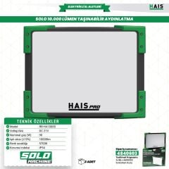 HAISPRO Taşınabilir 10.000 Lümen LED Projektör RB-HA10000
