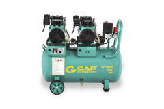 Gap Kompresör GPY1500X2 50 Litre 4 Hp Yüksek Emişli-Hızlı Yağsız Sessiz Hava Kompresörü