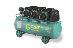 Gap Kompresör GPY1500X3 100 Litre 6 Hp Hava Kompresörü Yağsız Sessiz Hızlı Kompresör