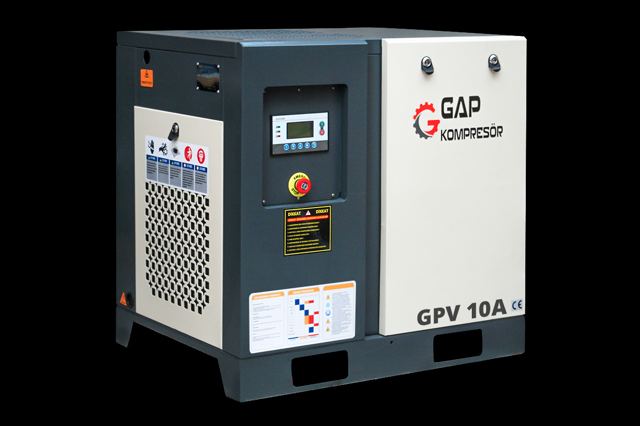 Gap Kompresör Gpv10A 500 Litre 10 Hp Hava Kompresörü Vidalı Kompresör