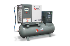 Gap Kompresör DepoÜstüGpv10A 500 Litre 10 Hp Depo Üstü Vidalı Hava Kompresörü