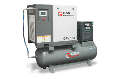 GAP Kompresör Depo Üstü Gpv 15A 500 Lt 15 Hp Depo Üstü Vidalı Hava Kompresör