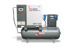 Gap Kompresör Gpv15a-Set 500 Litre 15 Hp Hava Kompresörü Vidalı Kompresör Seti