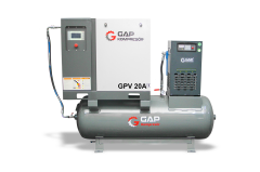 GAP Kompresör 500 Litre 20 Hp Depo Üstü Hava Vidalı Kompresörü
