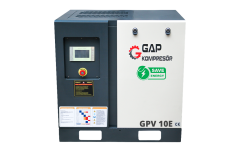 GAP Kompresör İnvertörlü Gpv 10E 500 Lt 10 Hp İnvertörlü Vidalı Hava Kompresör