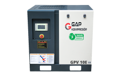 Gap Kompresör Gpv10E 500 Litre 10 Hp İnvertörlü Vidalı Hava Kompresörü