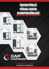 Gap Gpv15E 500 Litre 15 Hp İnvertörlü Vidalı Hava Kompresörü