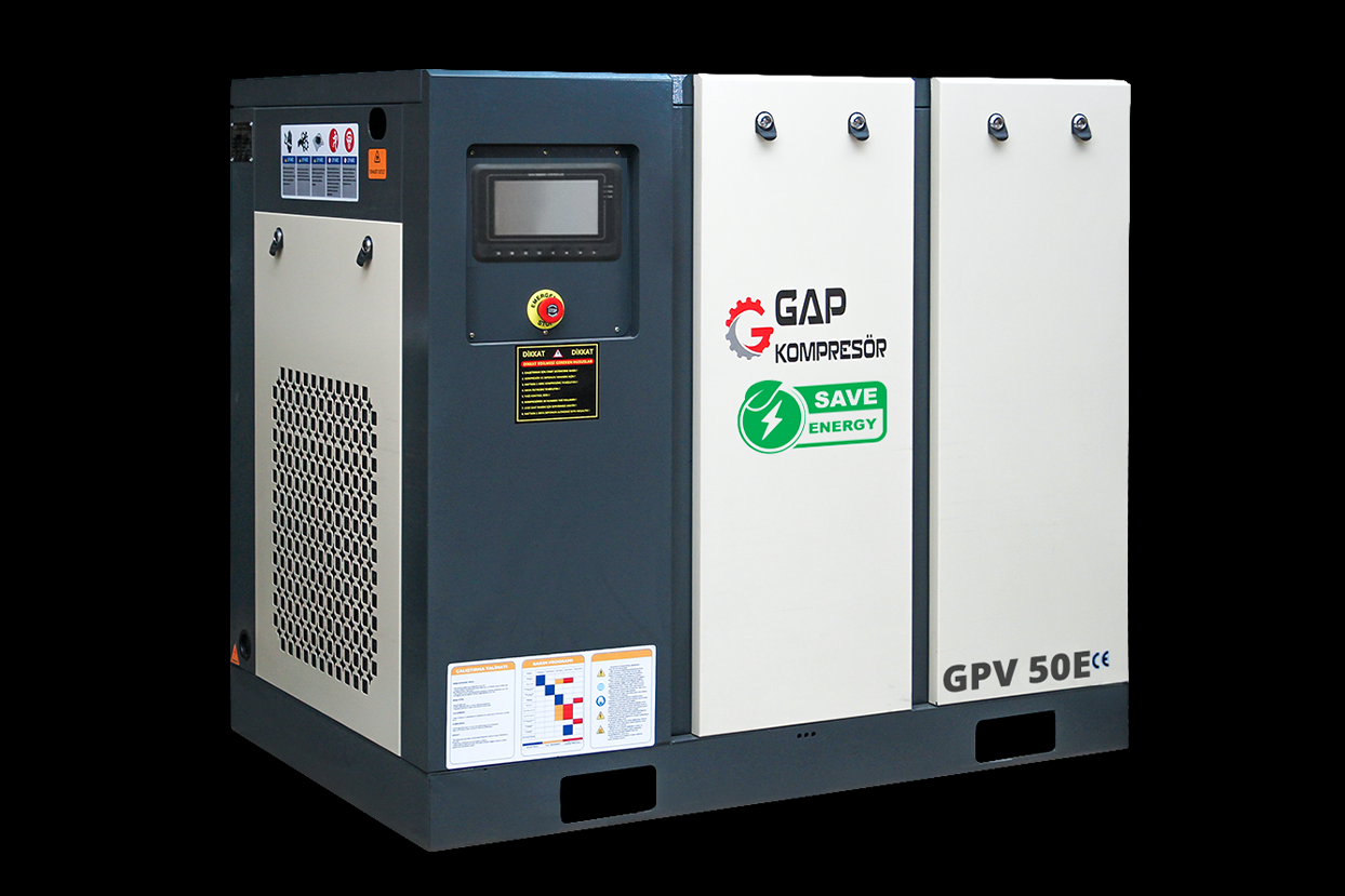 Gap Gpv50E 1000 Litre 50 Hp İnvertörlü Vidalı Hava Kompresörü