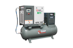 Gap Kompresör Gpv10e-Set 500 Litre 10 Hp Hava Kompresörü İnvertörlü Vidalı Kompresör Seti