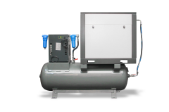 Gap DepoÜstüGpv10E 500 Litre 10 Hp Depo Üstü İnvertörlü Vidalı Hava Kompresörü