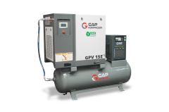 GAP Kompresör Depo Üstü İnvertörlü Gpv 15E 500 Lt 15 Hp Depo Üstü İnvertörlü Vidalı Hava Kompresör