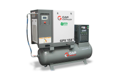 Gap Kompresör Gpv15e-Set 500 Litre 15 Hp Hava Kompresörü İnvertörlü Vidalı Kompresör Seti