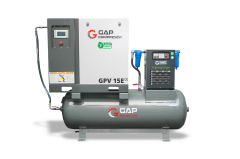 Gap DepoÜstüGpv15E 500 Litre 15 Hp Depo Üstü İnvertörlü Vidalı Hava Kompresörü
