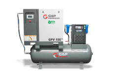 Gap Kompresör Gpv15e-Set 500 Litre 15 Hp Hava Kompresörü İnvertörlü Vidalı Kompresör Seti