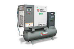 Gap Kompresör DepoÜstüGpv20E 500 Litre 20 Hp Depo Üstü İnvertörlü Vidalı Hava Kompresörü