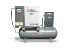 Gap Kompresör Gpv20e-Set 500 Litre 20 Hp Hava Kompresörü İnvertörlü Vidalı Kompresör Seti